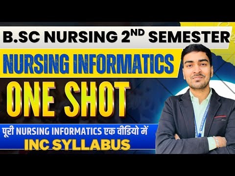 Complete Nursing Informatics | One Shot | B.Sc Nursing 2nd Semester | INC Syllabus | Full Revision