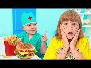 Diana and Roma Learn Good Habits and Healthy Eating - Videos For Kids