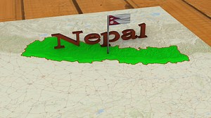 Download Nepal Map and Nepal Flag. for free