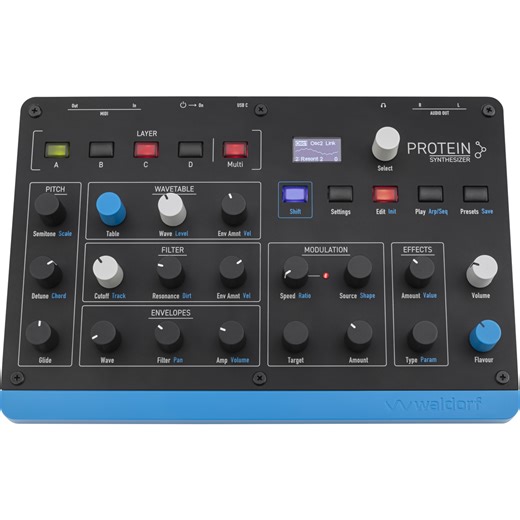 Waldorf Protein Wavetable Desktop Synthesizer