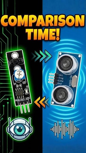 HC-SR04 vs TCRT5000 | Distance Sensor vs Line Tracking Sensor