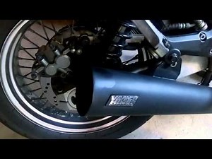 ゼファー1100 バンス＆ハインズ メガホン グラスウール無し