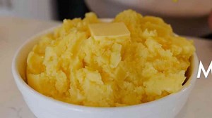 Simple old fashioned mashed potatoes for cozy family dinners