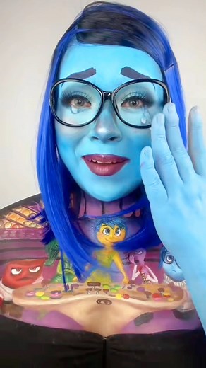 El azul es mi color, 💙 y Tristeza que preciosa quedó 🥹😭 #tristeza #intensamente #marcelaperaz | Marcela Peraz