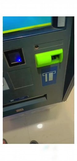 ATM Prank: Close-Up Interaction with Cash Machine