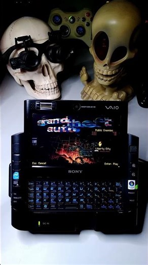 GTA 1 ROCKSTAR RODANDO NO UMPC SONY VAIO VGN-UX390N