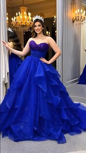 Imperial Purple Drama: Heavy Sequins & Ultra-Long Cape Train #RoyalPurpleQueen\r#CorsetTulleSlay