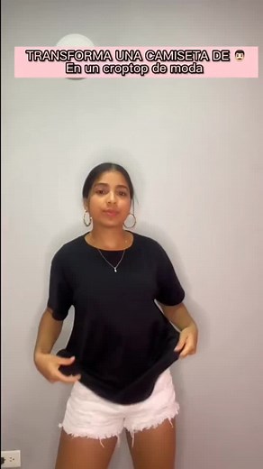 444K views · 11K reactions | TRANSFORMA UNA CAMISETA DE HOMBRE EN UN CROPTOP DE MODA | Zame Parra | Facebook