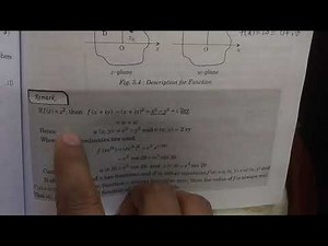 Lecture 1, Calculus of Complex Functions, Real and Complex Analysis, B.A./B.Sc. 6th Sem.