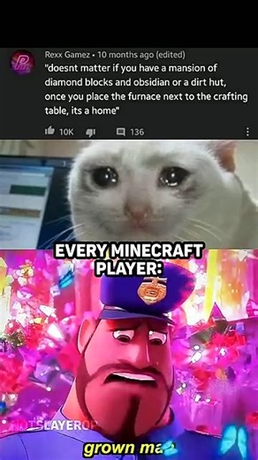 Minecraft relatable moment ❤️ #minecraft #emotional | Tutorial the Mc