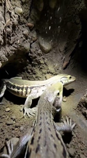 Collared Lizard POV: Inside the Burrow 🦎