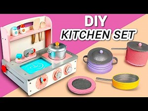 DIY Cutest Kitchen Set ! (11 DIYs💡)