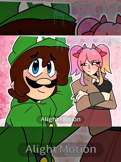 COCONUT - SMG4 Luigi x Saiko | REUPLOADED | #smg4 #smg4crew #al #alightmotion #aliahn