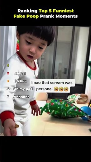 Ranking Top 5 FunniestFake Poop Prank Moments 😂 #viral #funny #comedy #comedyvideos #memes
