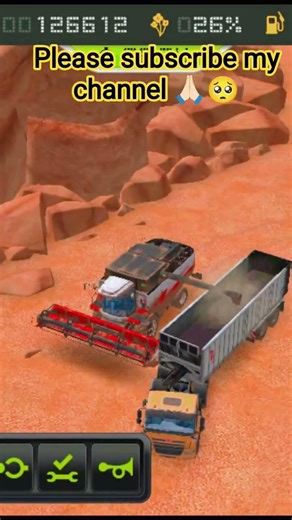 Advanced Farming: Harvesting and Loading Grain in FS16! 🚜 #viral #trending #shorts #gaming