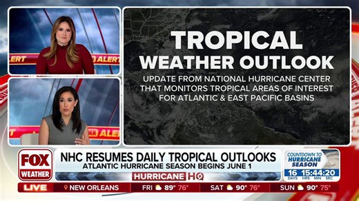 National Hurricane Center resumes daily tropical weather outlooks