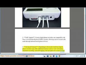 Digital phone recorder 101: landline phones that record conversations?