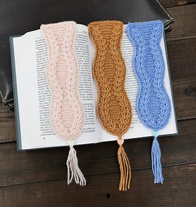 KNITTING PATTERN - Bookmark "ears of Wheat" - Bookmark Knitting Pattern, Easy Knit Pattern, Bookmark Knit Pattern - Etsy