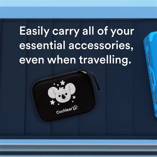 Do you have upcoming travel plans or just want a convenient way to store all of your accessories? Our HEAR-O Pack featuring Kaci Koala is perfect for you! Take a look at the HEAR-O Pack as well as other sound processor accessories on the online Cochlear Store: https://bit.ly/42VTJeq | Cochlear Americas