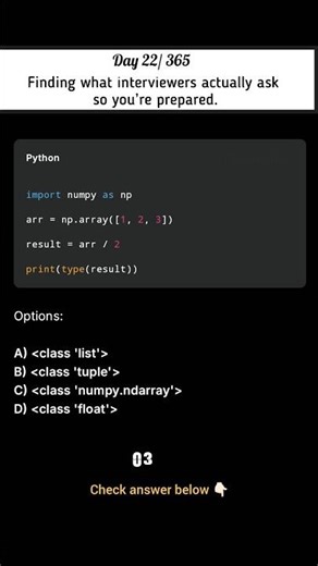 Python Interview Question | Daily Coding Quiz | Shorts ( Day 23- Video 2 )
