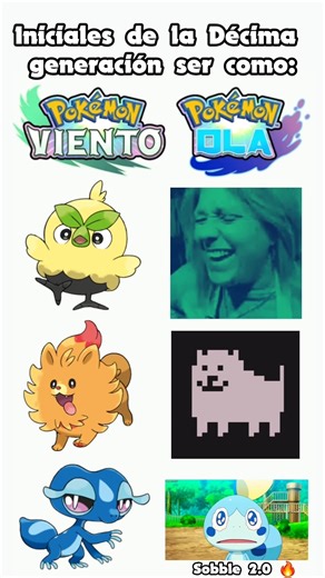 Gen 10 starters be like 🔥 #pokemon #pokemoncommunity #shorts #pokemonday #pokemongen10