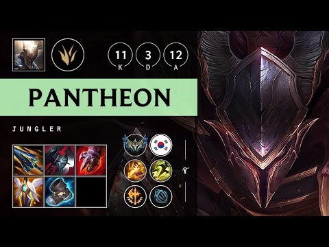 Pantheon Jungle vs Naafiri - KR Challenger Patch 25.10