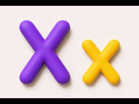 Learn Letter X with Clay! | Capital X & Small x | Preschool ABC Song for Kids
