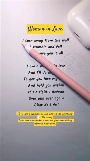 Sing Along & Learn English 🎤 | Woman in Love (Karaoke)