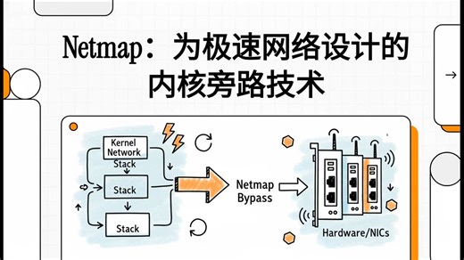 Netmap：为极速网络设计的内核旁路技术