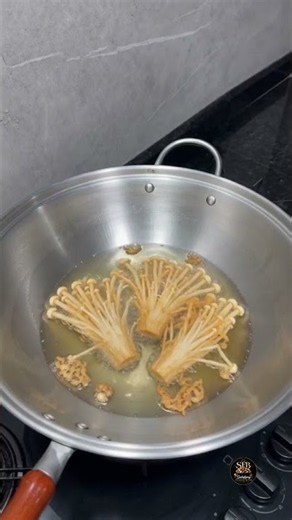 Crispy Deep-Fried Enoki Mushrooms You Need to Try! 🍄✨