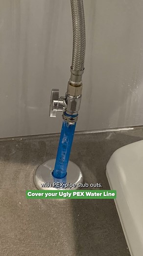 Cover your Ugly PEX Water Line (PEX Cover Used - https://geni.us/UbAjZ3) | Everyday Home Repairs