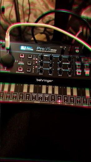 Getting familiar with Behringer Pro VS Mini synth - lil sequence #synthesizer #music #fun #audio