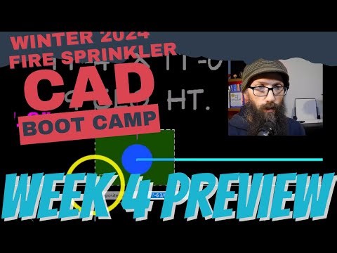 mCAD Winter 2024 Fire Sprinkler CAD Basics Boot Camp Week 4 Lecture and Q&A.
