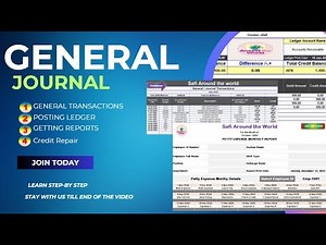 How to create General Ledger In Excel |general ledger |general ledger in excel |general journal |how