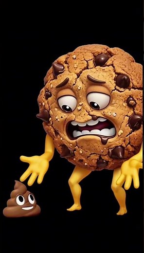 This Poop Emoji Broke Cookie 💩 #trending #funny