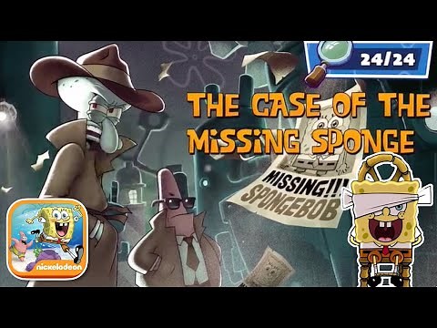 SpongeBob Patty Pursuit - THE CASE OF THE MISSING SPONGE (Tale of the Deep) Full Gameplay