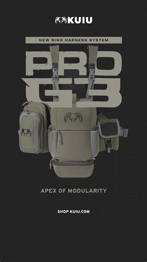 Introducing the reimagined PRO G3 Bino Harness! The third generation of our popular system offers even more modular customization and uncompromised function. Designed for the most selective hunter. | KUIU | Facebook