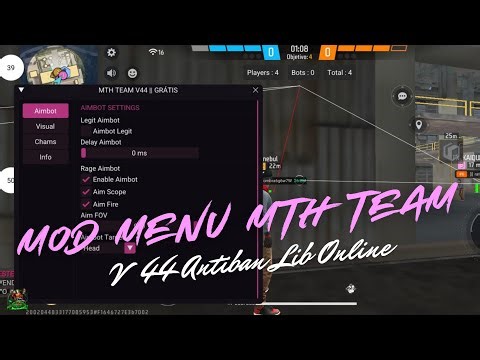 MOD MENU MTH TEAM V44 SERVIDOR BR 🇧🇷 APK MOD SEM VPN ANT BAN E ANT BLACKLIST 100% RANQUEADA