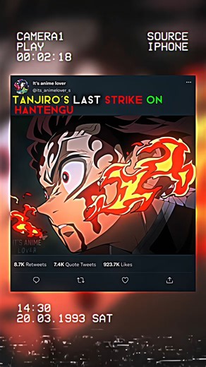 Tanjiro Ends Hantengu in One Slash ⚡🔥