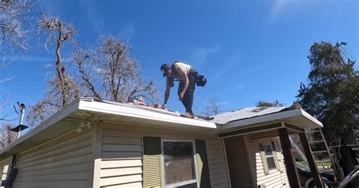 Homeowners in St.Landry Parish receive new roofs through Blue Tarp Program