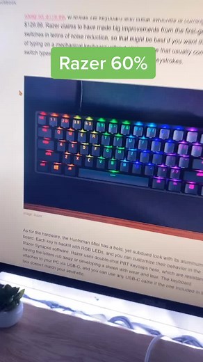 I’m neutral. It’s not a bad keyboard, I just don’t see what gap it fills in the market. #pc #pcgaming #custompc #keyboard #razerkeyboard #razer