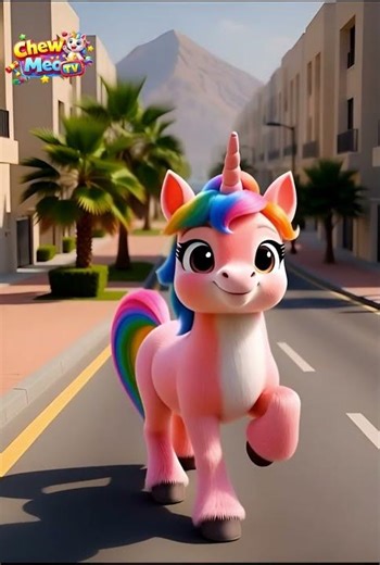 🎉 Baby Unicorn Happy Dance 🦄 | Kids Fun Animation