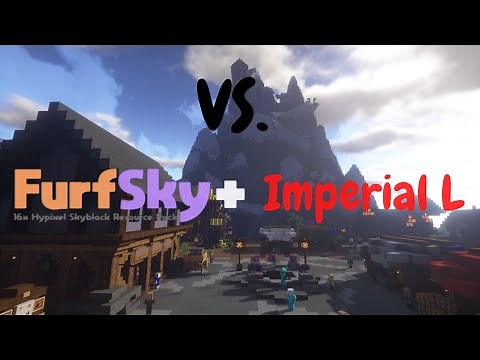 Furfsky VS. ImperalL Texture Packs (Hypixel Skyblock)