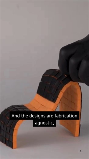 MIT researchers have developed a new design approach that allows flat, tile-based structures to transform into complex 3D forms using a single pull of a string. The method relies on an algorithm that converts a target 3D shape into a flat layout and calculates the most efficient string path to deploy the structure smoothly with minimal friction. The system is reversible — releasing the string returns the structure to its original flat state — and the designs are compatible with a wide range of m