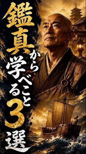 鑑真から学べること3選 #日本史 #奈良時代 #むかしばなし #ビジネス