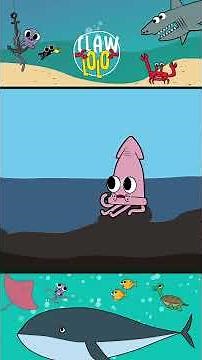 Octopus Finds a TV Under the Sea! 📺🐙 #shorts #clawlolo