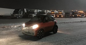 We Took a 2016 Smart Fortwo on a Long-Distance Road Trip in a Snow Storm