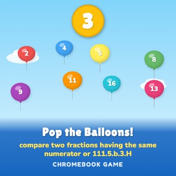 3rd Grade Fractions Math Game | Independent Math Practice