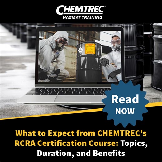⚠️ Are your hazardous waste handlers prepared for an EPA inspection? CHEMTREC’s online RCRA Hazardous Waste Management Course offers practical, industry-informed content, flexible learning, and coverage of both initial and recurrent training requirements—all in just 4–5 hours. 👉 Learn more in our blog: https://okt.to/VFP5Wd #RCRA #HazardousWaste #ComplianceTraining #EnvironmentalSafety #CHEMTREC #EPACompliance | CHEMTREC