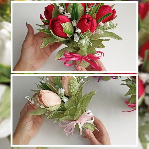 This DIY candy flower bouquet is sure to make an impression! | Alesya Gor Diy